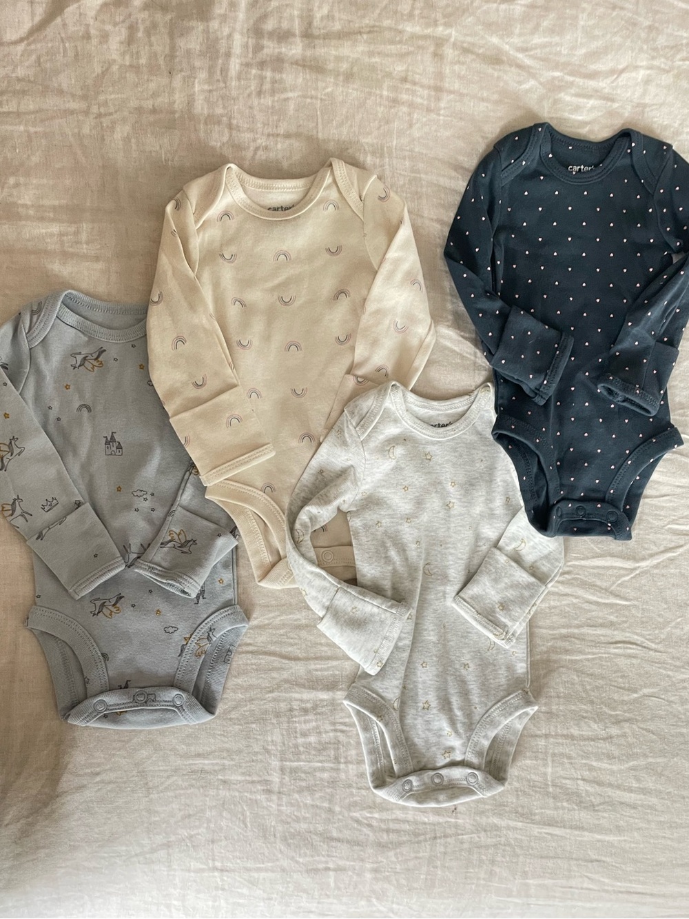 Carter's Newborn Long-Sleeve One-Piece Bundle